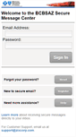 Mobile Screenshot of bcbsaz.zixmail.net